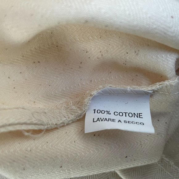 Loro Piana Open Walk Dust Bags Draw String Storage Bag Cotton Bag Made in Italy - Picture 10 of 12